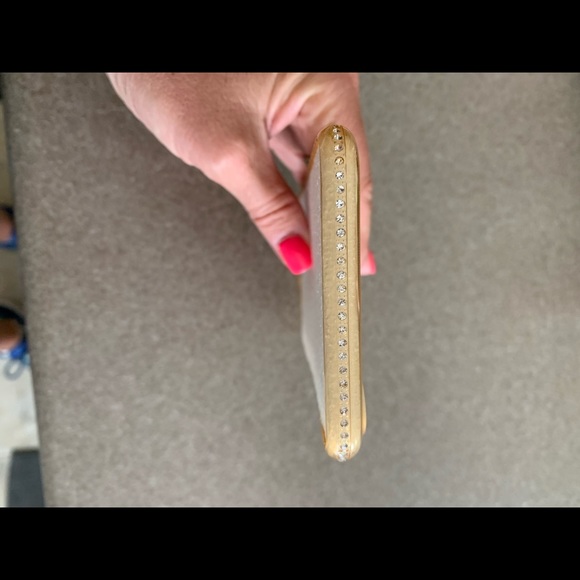 Gold Cell Phone Case w/ Rhinestones iPhone XS Max - Picture 5 of 6